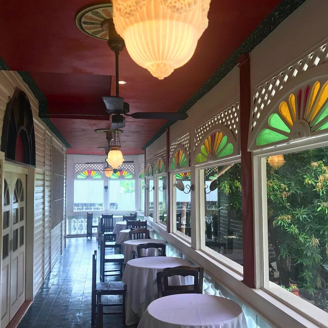 interiors of cafe ysabel in san juan